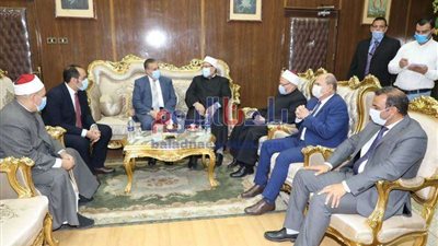 محافظ المنوفية يلتقي بعدد من أعضاء مجلس النواب