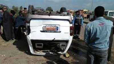 التحقيق في مصرع وإصابة 13شخص إثر حادث ميكروباص أكتوبر