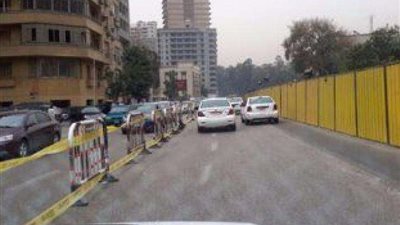 التحويلات البديلة بعد غلق طريق الخدمة بمحور 