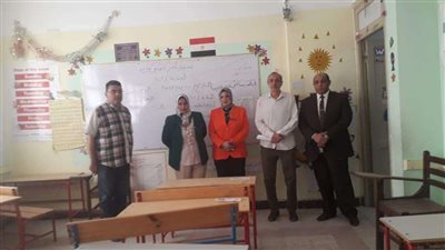 التعليم تتابع جاهزية المدارس لاستقبال امتحانات الثانوية العامة.. صور