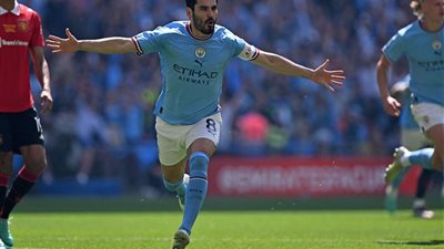 جوندوجان يسجل أسرع هدف في تاريخ نهائي كأس الاتحاد الإنجليزي