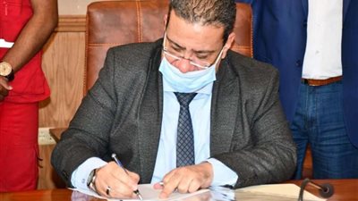 بروتوكول تعاون بين جامعة القناة ومعهد إعداد القادة بحلوان