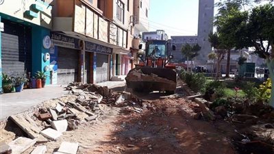 حملة مكبرة لاسترجاع أملاك الدولة المعتدى عليها بكفر شكر