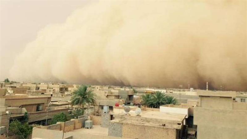 عاصفة رملية