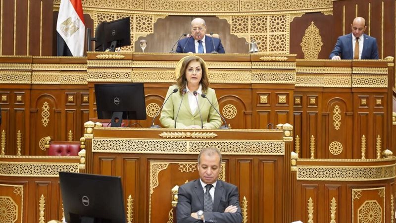 وزيرة التخطيط بمجلس