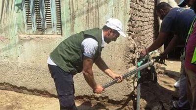 تركيب 60 وصلة مياه منزلية مجانا بقرى مركز أبو حماد بالشرقية