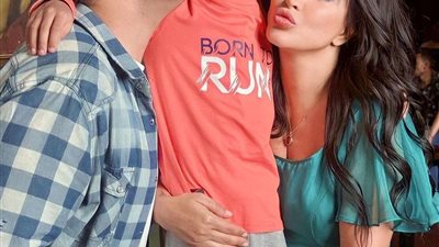 جومانا مراد و إسلام إبراهيم من كواليس  فيلم 