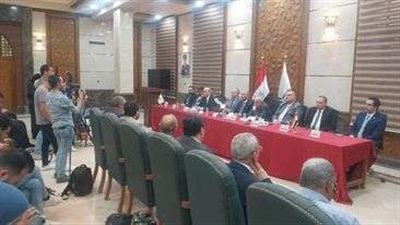 وزير الري خلال مؤتمر 