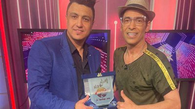 المطرب محمود المصري ضيف سعد الصغير في 
