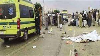 مصرع وإصابة 8 أشخاص إثر حادث مروري بالبحيرة