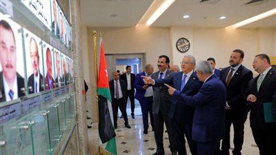 حنفي جبالي يلتقي رئيس المجلس القضائي الأردني