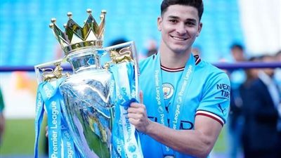 ألفاريز يحقق إنجازًا تاريخيًا بعد تتويجه بدوري أبطال أوروبا مع مانشستر سيتي