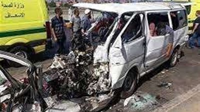 مصرع وإصابة 6 أشخاص في حادث تصادم سيارة بالدائري