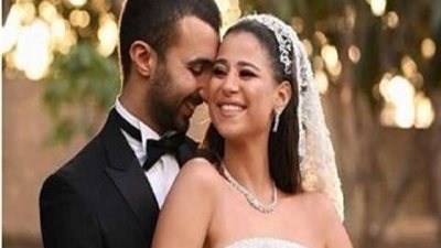 شاهد.. حفل زفاف دينا شقيقة الفنان أحمد داش