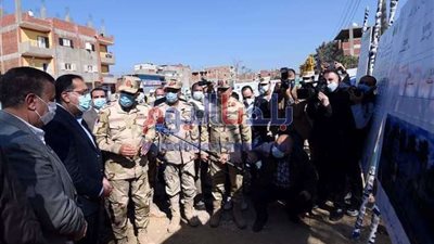 رئيس الوزراء يتفقد محطة مياة الحامول بمنوف