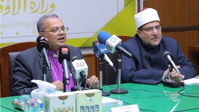 رئيس الإنجيلية وأعضاء الحوار العربي الأوروبي في ضيافة وزير الأوقاف