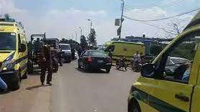 إصابة 7 أشخاص إثر حادث مروري في بني سويف