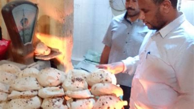 تحرير 10 محاضر للمخابز المخالفة ومحلات الجزارة خلال حملة تموينية بالمنيا