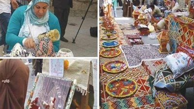 تنمية المشروعات: 400 عارض بمعرض البازار لدعم الحرف التراثية واليدوية