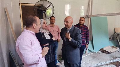 وكيل وزارة الصحة بالشرقية يتفقد أعمال التطوير  بالمجلس الطبي العام
