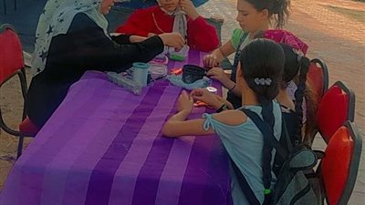 فعاليات بورش البراعم الحرفية بمعرض أهلا رمضان في الإسماعيلية