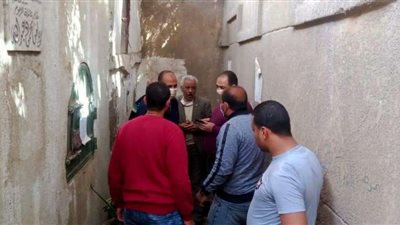 شفط المياه من مقابر بيجام بعد غرقها بشبرا الخيمة