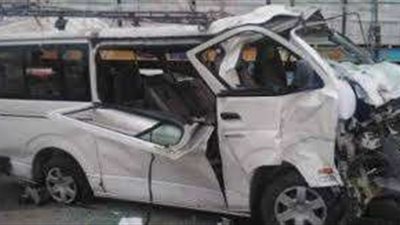 إصابة 6 أشخاص إثر حادث تصادم ميكروباص بسيارة ملاكي بمحور 26 يوليو