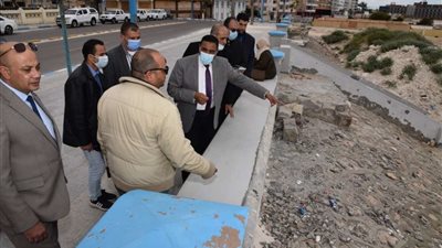 محافظ مطروح يوجه بسرعة الانتهاء من أعمال تطوير الكورنيش استعدادا لموسم الصيف