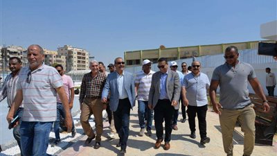 محافظ الإسماعيلية يتابع اللمسات الأخيرة قبل افتتاح حديقة الخالدين خلال أيام