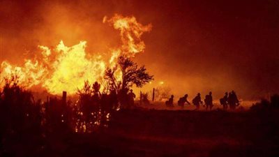 السيطرة على حريق بمزرعة مواشي بمركز أطسا بالفيوم