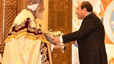 البابا تواضروس يهنئ الرئيس السيسي بعيد الأضحى