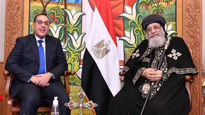البابا تواضروس يهنئ رئيس الوزراء بعيد الأضحى