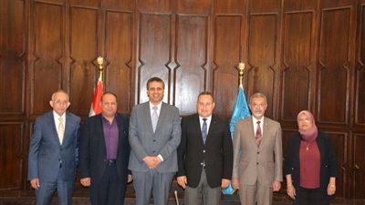 تكريم  الأساتذة الحاصلين على أول درجة دكتوراه في الرياضيات DSC من جامعة الإسكندرية