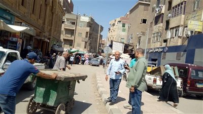 رفع 25 حالة إزالة فورية وتحرير 14 محضرً خلال حملة للإشغالات بالمنوفية