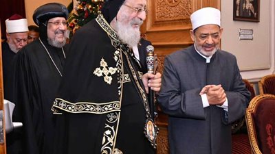 البابا تواضروس يهنئ شيخ الأزهر بعيد الأضحى