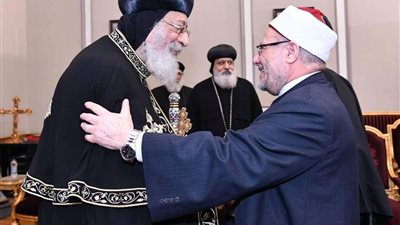 البابا تواضروس يهنئ فضيلة المفتي بعيد الأضحى