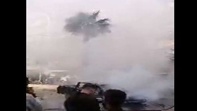 انفجار سيارة في وسط شارع البطل أحمد عبدالعزيز بالمهندسين