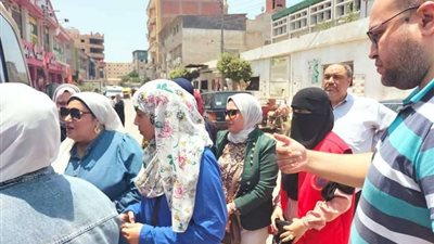 وكيل مديرية الصحة بالمنوفية تتابع حملة 