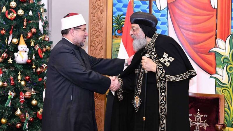 وزير الأوقاف والبابا