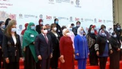 الرئيس السيسي وقرينته يشهدان احتفالية تكريم الأمهات المثاليات