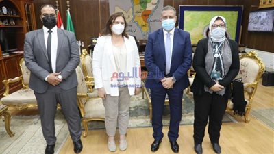 محافظ المنوفية يلتقي بمسئولي مؤسسات ليلة القدر ومصر الخير