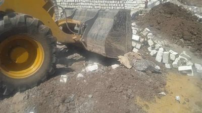 حملة لإزالة التعديات على الأراضي الزراعية وأملاك الدولة في المنيا