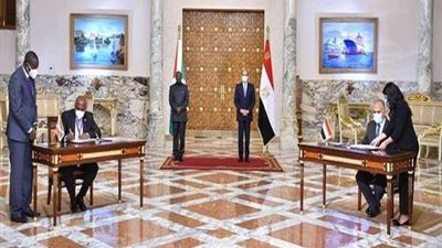 بالصور.. جانب من مراسم توقيع مذكرات تفاهم بين مصر وبوروندي