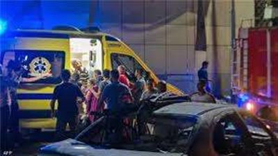 مصرع صيدلانية وإصابة زوجها وأطفالها الثلاثة في حادث بالتجمع الأول