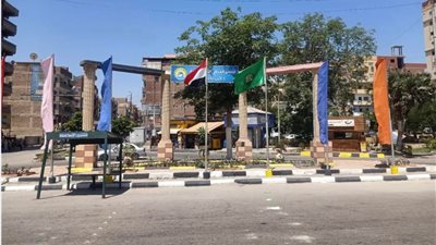 إعادة تطوير وتجميل ميدان العشريني وشبين الكوم بحي ثان الإسماعيلية