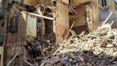 عاجل .. إنهيار عقار في حي الجمرك بالإسكندرية دون إصابات