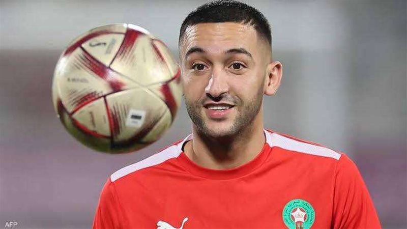 حكيم زياش لاعب المغرب