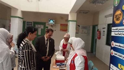 وكيل وزارة الصحة بالمنوفية يتفقد الخدمات الطبية بمستشفى تلا