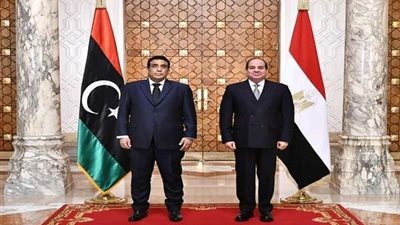 الرئيس السيسي يؤكد حرص مصر على تعزيز التنسيق مع المجلس الرئاسي الليبي
