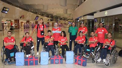 وصول المنتخبات المشاركة في بطولة أفريقيا للبوتشا المقامة بمصر